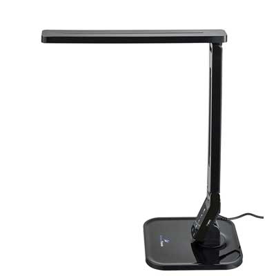 Ambertronix LED Desk Table Lamp, 1 Hour timer, USB Port, 14 Watts