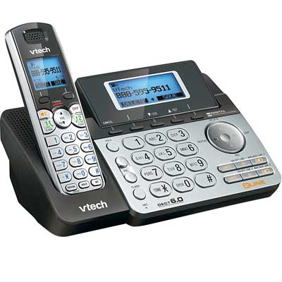 VTech DS6151 2-Line Cordless Phone System for Home or Small Business