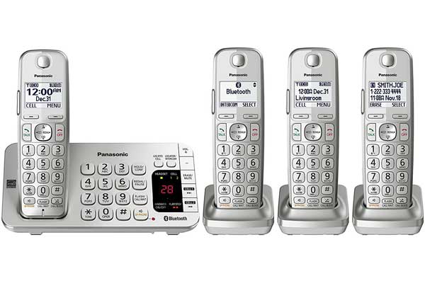 Panasonic KX-TGE474S Link2Cell Bluetooth Cordless Phone