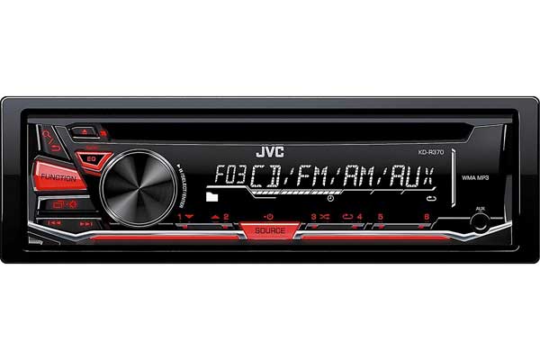 JVC KD-R370 In-Dash CD/AM/FM/Receiver - Detachable Faceplate