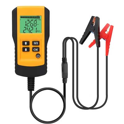 SUNER POWER Digital Automotive 12 V Battery Load Tester & Analyzer