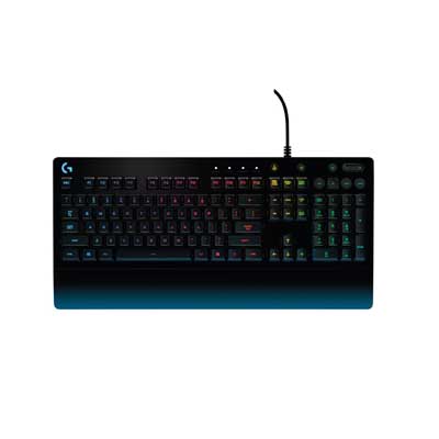 Logitech G213 Spill-Resistant Multi-Color Lit Gaming Keyboard