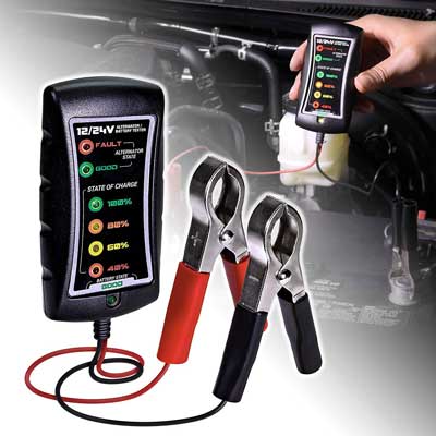 ONLINE LED STORE Automotive Battery Tester 12/24V DC