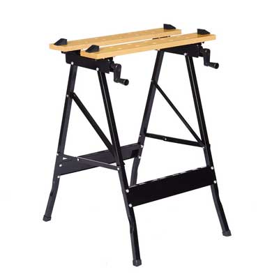 Finether Folding Work Bench, Vice Multipurpose Sawhorse Portable Work Table