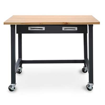 Seville Classics UltraGraphite Wood Top Workbench