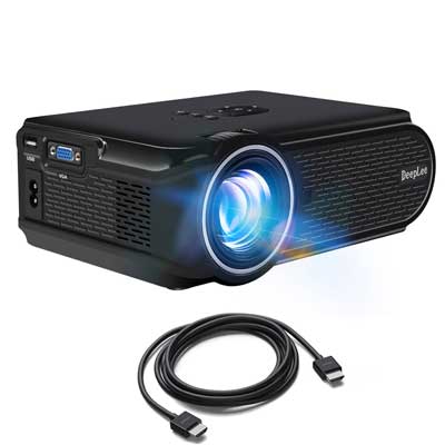 DeepLee DP90 1600 Lumens Mini LED Projector