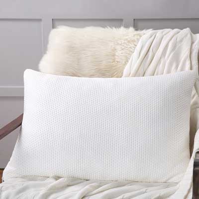 Oaskys Standard Shredded Memory Foam Bed Pillow