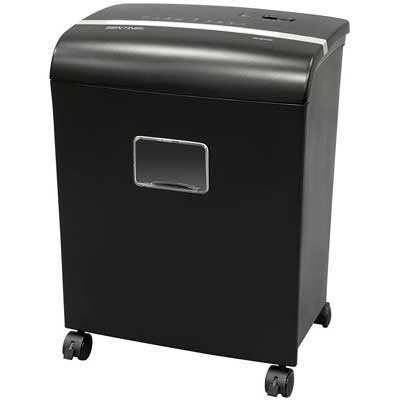 Sentinel FM121P Micro Cut Paper Credit Card Shredder with Waste Bin