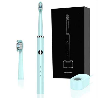 SHAOJIER, Wireless Charging, 3 Modes Waterproof Electric Toothbrush