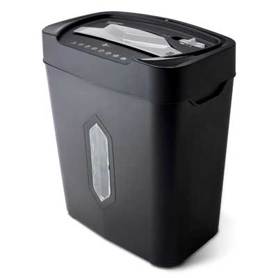 Aurora Anti-Jam Crosscut Paper and Credit Card Shredder, 12-Sheet