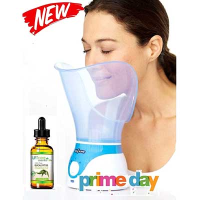 Lift Care Lift Care Spa Home Facial Steamer Sauna with Eucalyptus Oilpen