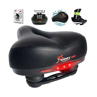 GT ROAD Bike Seat Dual Rubber Ball Shock Absorbing Designed Bicycle Saddle