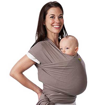 Boba Baby Wrap Carrier, Grey