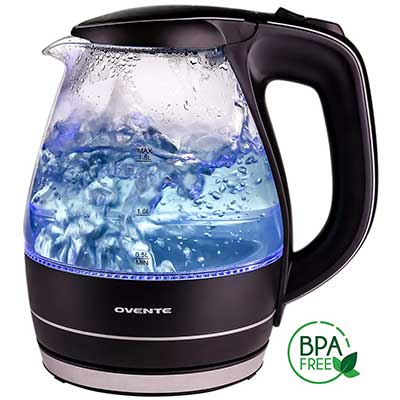 Ovente KG83 Series 1.5L Glass Electric Kettle