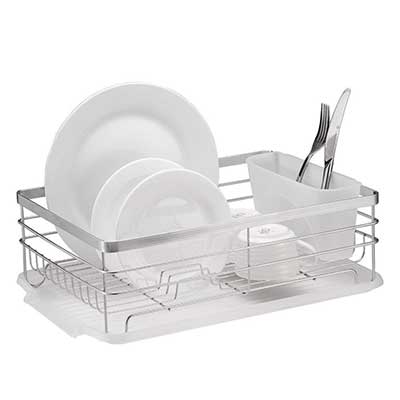 Neat-O Stainless Steel Metal Wire Medium Dish Drainer Drying Rack