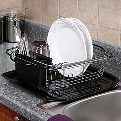Power Brand in Sink, On-Counter, Or Expandable Over the Sink Dish Drainer