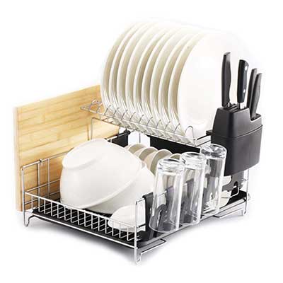 PremiumRacks 304 Stainless Steel Professional Dish Rack