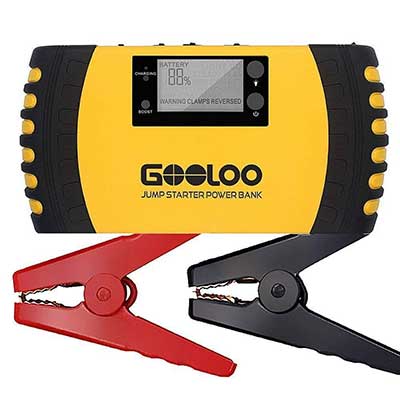 GOOLOO 1000A SuperSafe Car Jump Starter, Peak 20800mAh