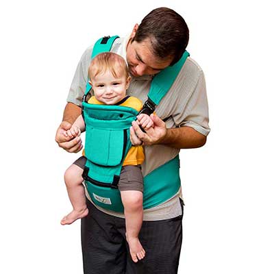 BabySteps Ergonomic 6 Comfortable & Safe Positions Baby Carrier with Hip Seat