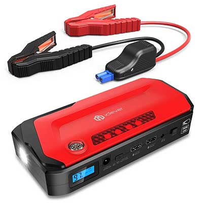 iClever 800A Portable Jump Starter, Peak 18000mAh