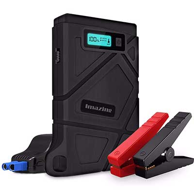 Imazing Portable 400A Peak 8000mAH Auto Battery Booster Power Pack