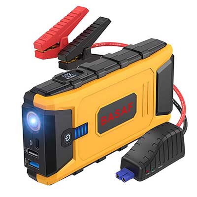 BASAF Car Jump Starter 12V Portable Battery Pack, 1200A Peak