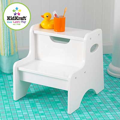 KidKraft 15501 Stool, White