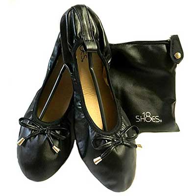 Shoes Women’s Foldable Portable Travel Ballet Flat Shoes