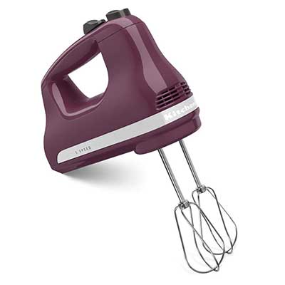 KitchenAid KHM512BY Hand Mixer, Boysenberry, 1