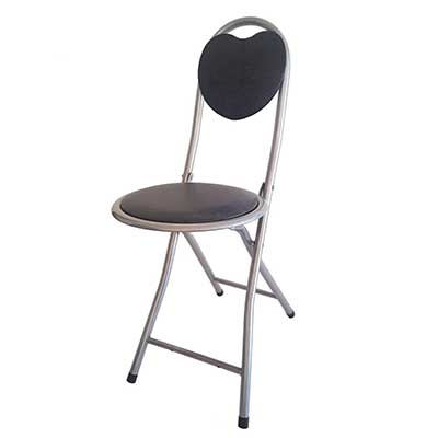 DLUX Small Folding Chair Extra Padded Cushioned Seat