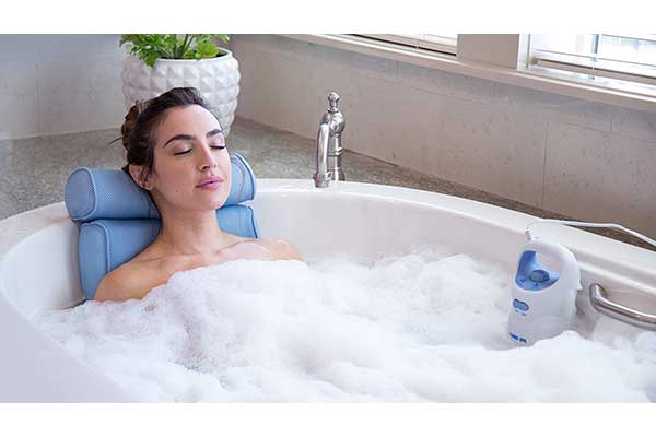 BodyHealt 2 Panels Non-slip Home Spa Bath Pillow