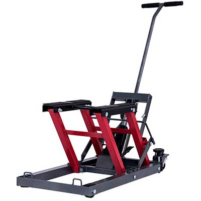 Goplus Motorcycle ATV 1500 Lbs Hydraulic Scissor Lift Jack Stand