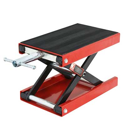 ZENY Wide Deck Motorcycle Center Scissor Lift Jack-1100 LB