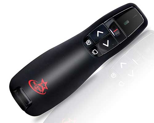 Red Star Tec Wireless Powerpoint and Keynote Presentation Remote