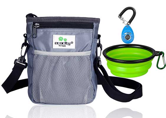 EcoCity Upgrade Version Dog Treat Pouch for Training