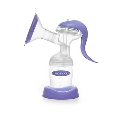 Lansinoh Manual Breast Pump with Stimulation and Expression Modes