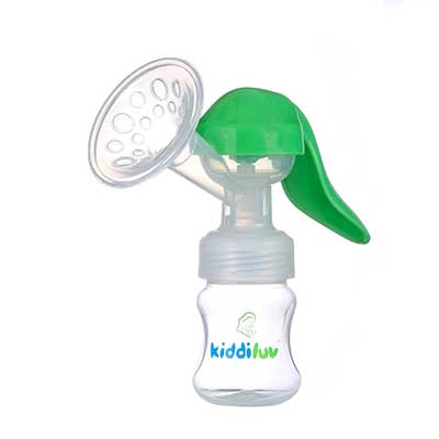 Kiddiluv Manual Breast Pump with Baby Bottle