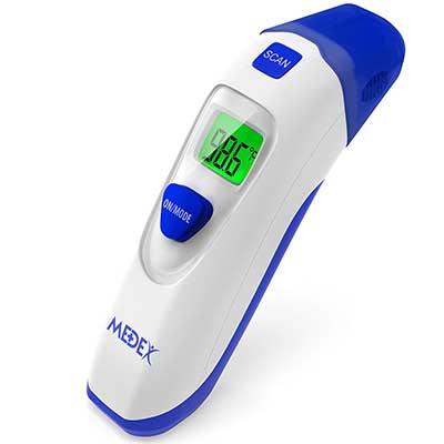 MEDEX Infrared Forehead and Ear Digital Tympanic Thermometer