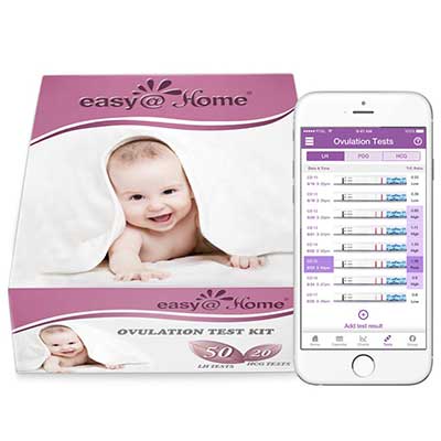Easy@Home 50 Ovulation Test Strips and 20 Pregnancy Test Strips Kit