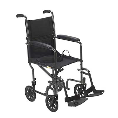 Drive Medical Lightweight Steel Transport Wheelchair