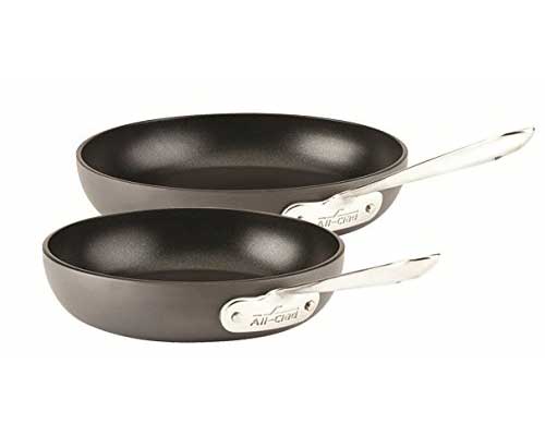 All-Clad 2100090557 00485005996 All Hard Anodized Nonstick Fry Pan Set