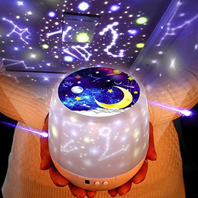 Night Lights for Kids – Luckkid Multifunctional Night Light Star Projector Lamp