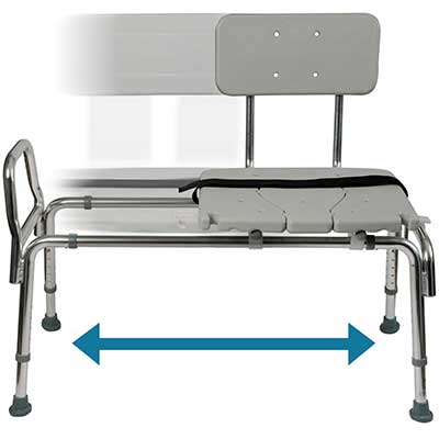 Tub Transfer Bench and Sliding Shower Chair