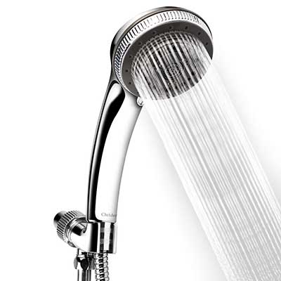 Chrider Handheld Shower Head with Hose and 7 Spray Settings