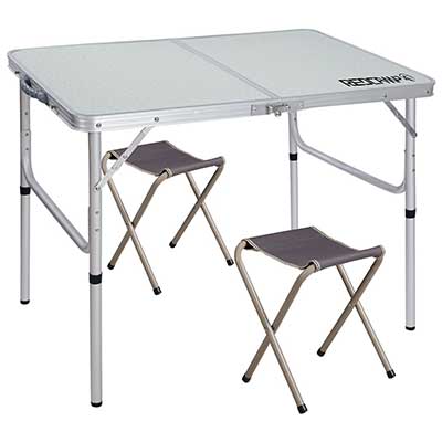 REDCAMP Aluminum Folding Table