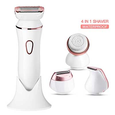 Electric Shaver for Women, 4 IN 1 Lady Electric Shaver Set, RIOFLY