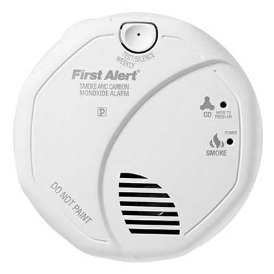 First Alert Smoke Detector and Carbon Monoxide Detector Alarm