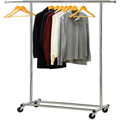 Simple Houseware Heavy Duty Clothing Garment Rack