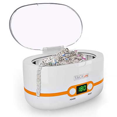 TACKLIFE Compact Ultrasonic Jewelry Cleaner