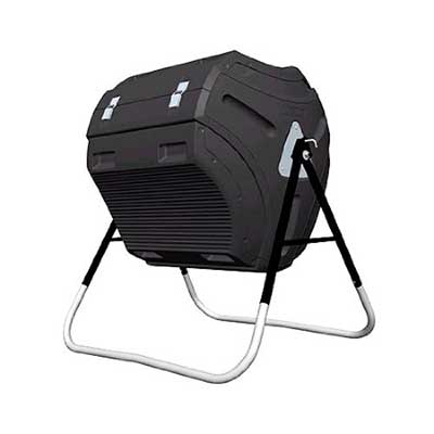 Lifetime 60058 Compost Tumbler, Black 80-Gallon